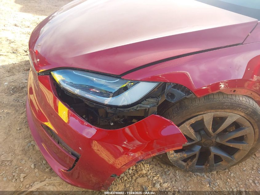 2024 Tesla Model X Long Range VIN: 7SAXCDE54RF440628 Lot: 43780402