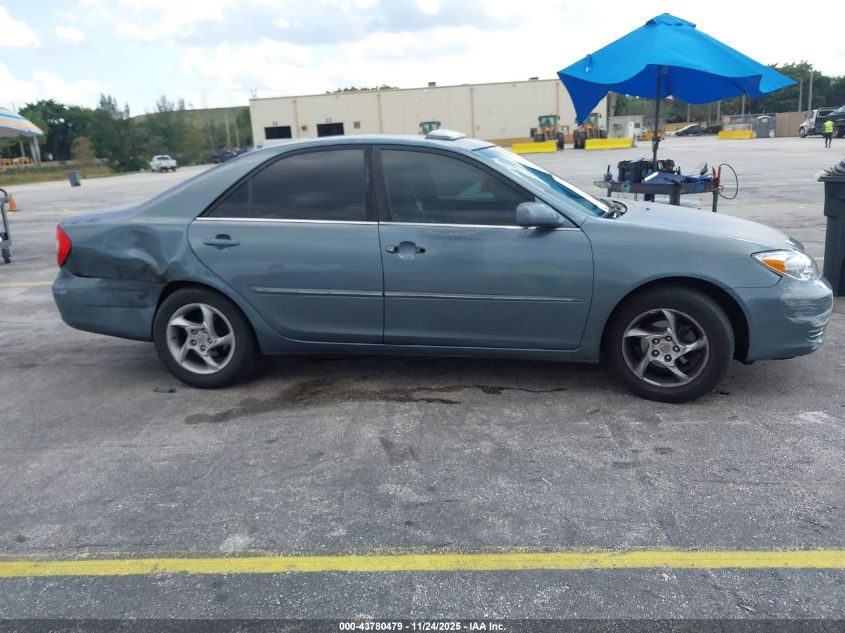 2002 Toyota Camry Xle VIN: 4T1BE32K02U616122 Lot: 43780479