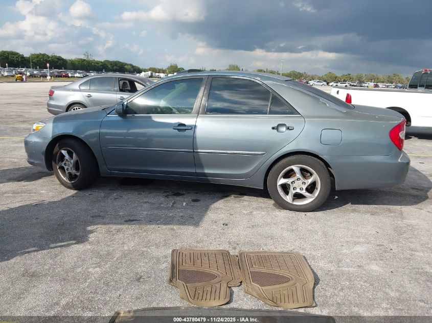 2002 Toyota Camry Xle VIN: 4T1BE32K02U616122 Lot: 43780479