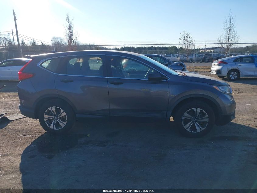 2018 Honda Cr-V Lx VIN: 2HKRW5H36JH411117 Lot: 43780490