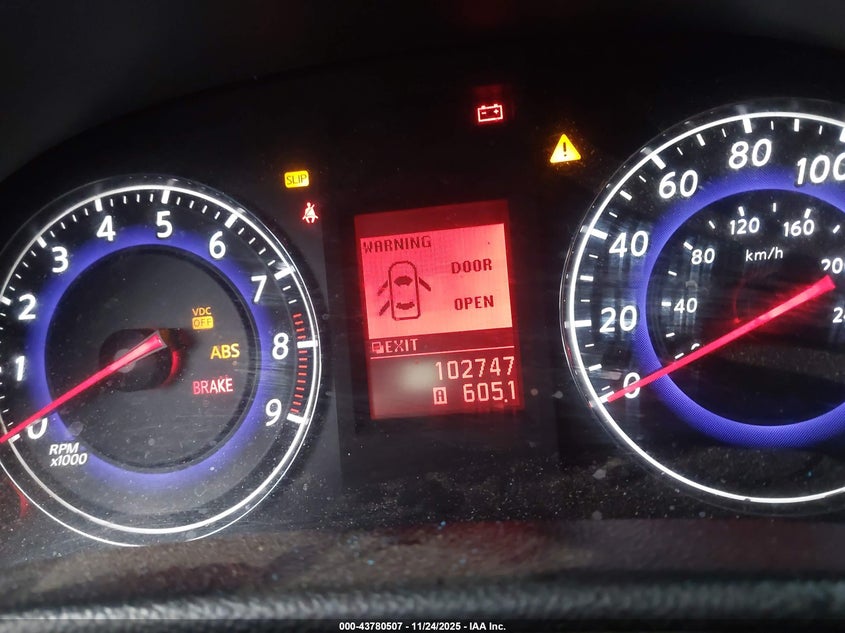 2008 Infiniti G35 Journey VIN: JNKBV61E48M202009 Lot: 43780507