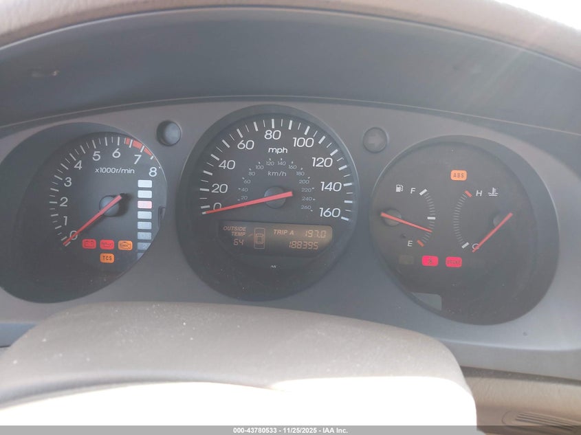 2000 Acura Tl 3.2 VIN: 19UUA566XYA038771 Lot: 43780533