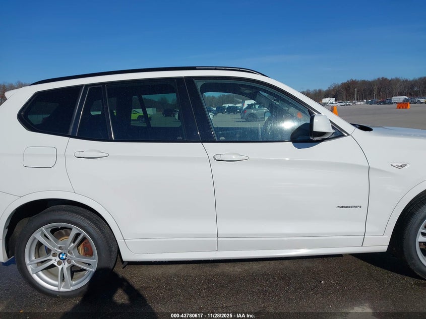2014 BMW X3 xDrive28I VIN: 5UXWX9C5XE0D18881 Lot: 43780617