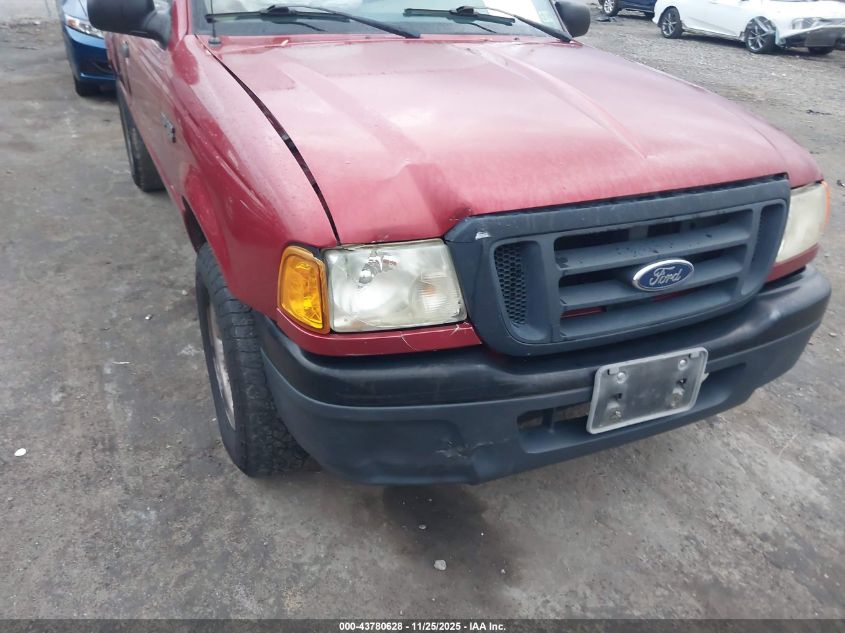 2005 Ford Ranger Xl/Xls/Xlt VIN: 1FTYR10D95PA52372 Lot: 43780628