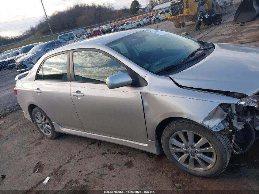 2009 Toyota Corolla S VIN: 2T1BU40E39C031200 Lot: 43780656