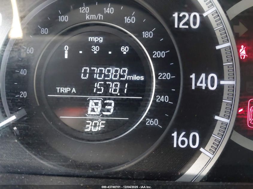 2017 Honda Accord Ex-L VIN: 1HGCR2F88HA039146 Lot: 43780701