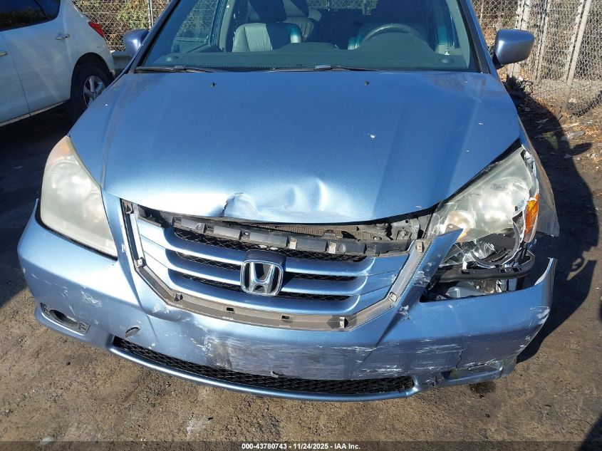 2008 Honda Odyssey Touring VIN: 5FNRL38928B094043 Lot: 43780743