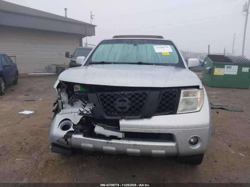 2007 Nissan Pathfinder Se VIN: 5N1AR18W27C628204 Lot: 43780778