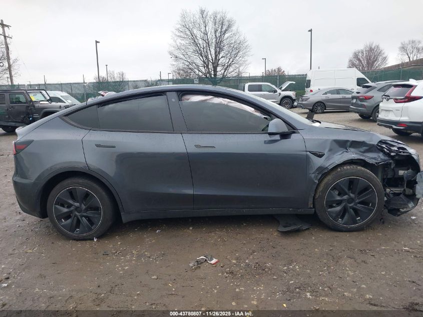 2020 Tesla Model Y Long Range Dual Motor All-Wheel Drive VIN: 5YJYGDEE7LF047686 Lot: 43780807