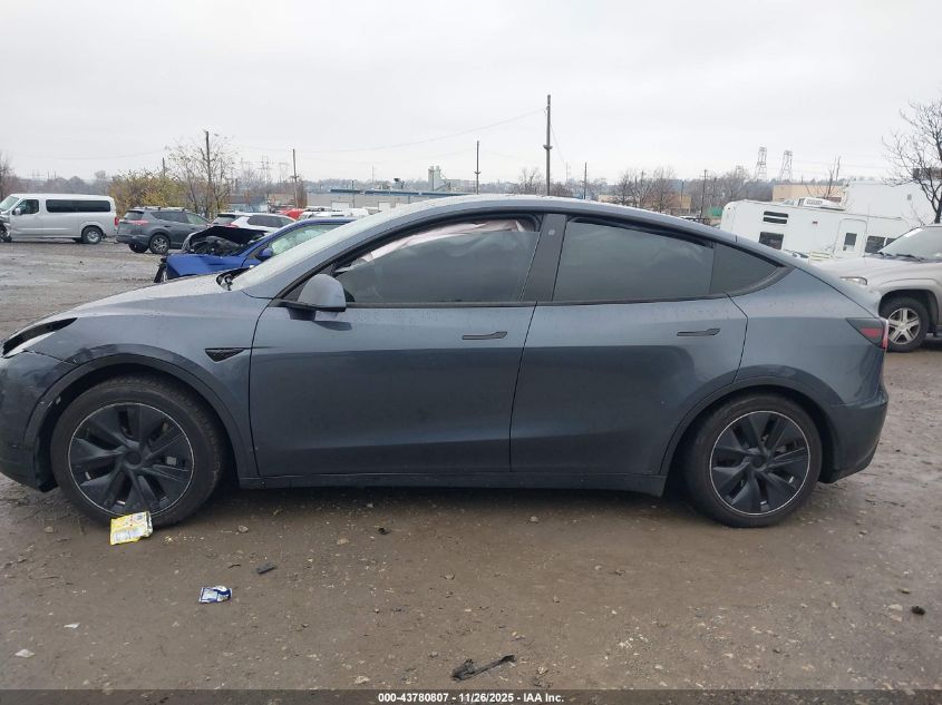 2020 Tesla Model Y Long Range Dual Motor All-Wheel Drive VIN: 5YJYGDEE7LF047686 Lot: 43780807