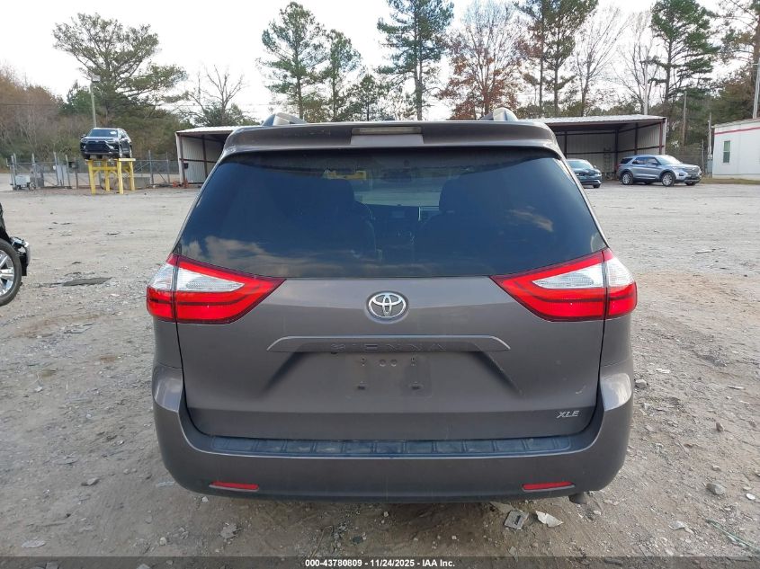 2015 Toyota Sienna Xle 8 Passenger VIN: 5TDYK3DC4FS606152 Lot: 43780809