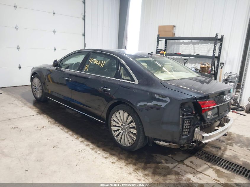 2015 Audi A8 L 3.0T VIN: WAU3GAFD2FN022132 Lot: 43780831