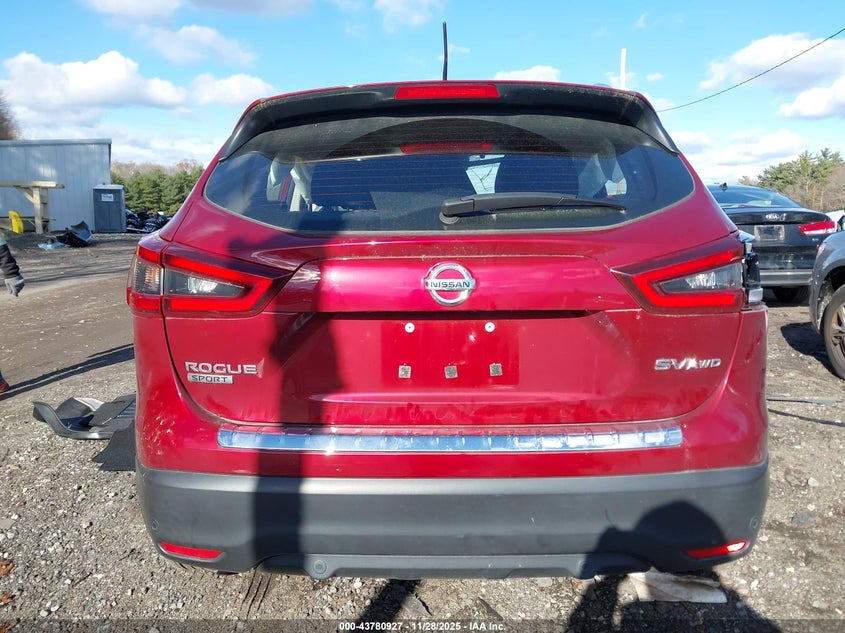 2021 Nissan Rogue Sport Sv Awd Xtronic Cvt VIN: JN1BJ1BW6MW449525 Lot: 43780927