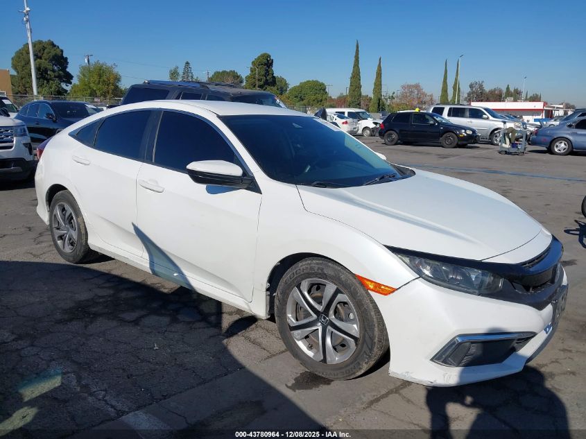 2020 Honda Civic Lx VIN: 2HGFC2F65LH529924 Lot: 43780964