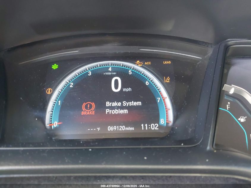 2020 Honda Civic Lx VIN: 2HGFC2F65LH529924 Lot: 43780964