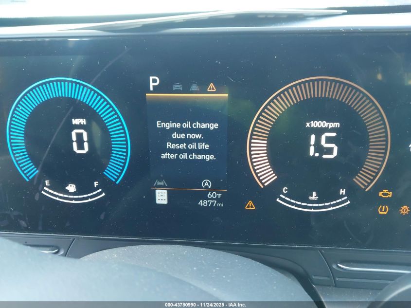 2024 Hyundai Kona Se VIN: KM8HACAB8RU116050 Lot: 43780990