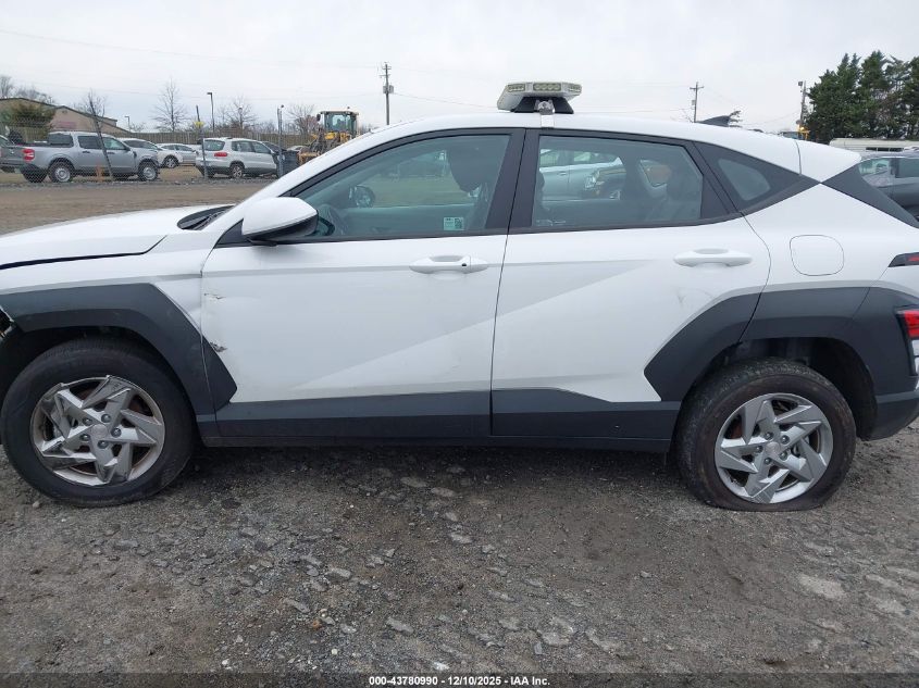 2024 Hyundai Kona Se VIN: KM8HACAB8RU116050 Lot: 43780990
