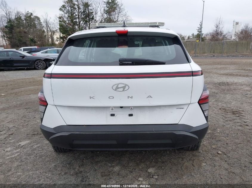 2024 Hyundai Kona Se VIN: KM8HACAB8RU116050 Lot: 43780990