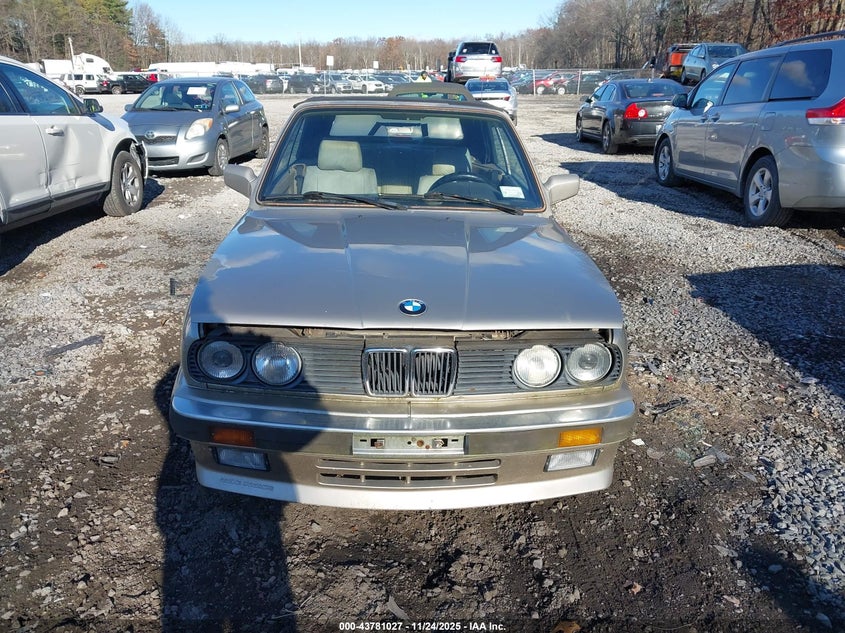 1988 BMW 325 I Automatic VIN: WBABB2300J8860684 Lot: 43781027