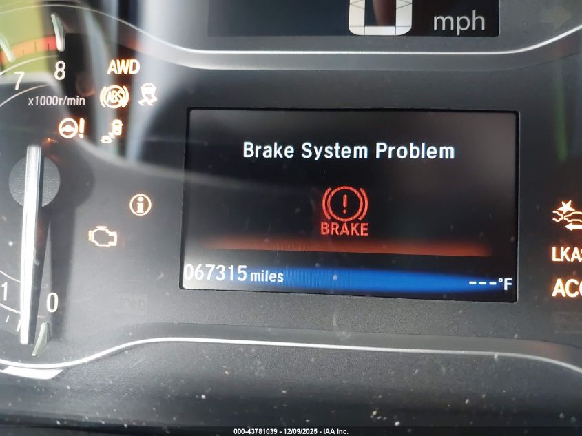 2020 Honda Ridgeline Rtl-E VIN: 5FPYK3F78LB001719 Lot: 43781039