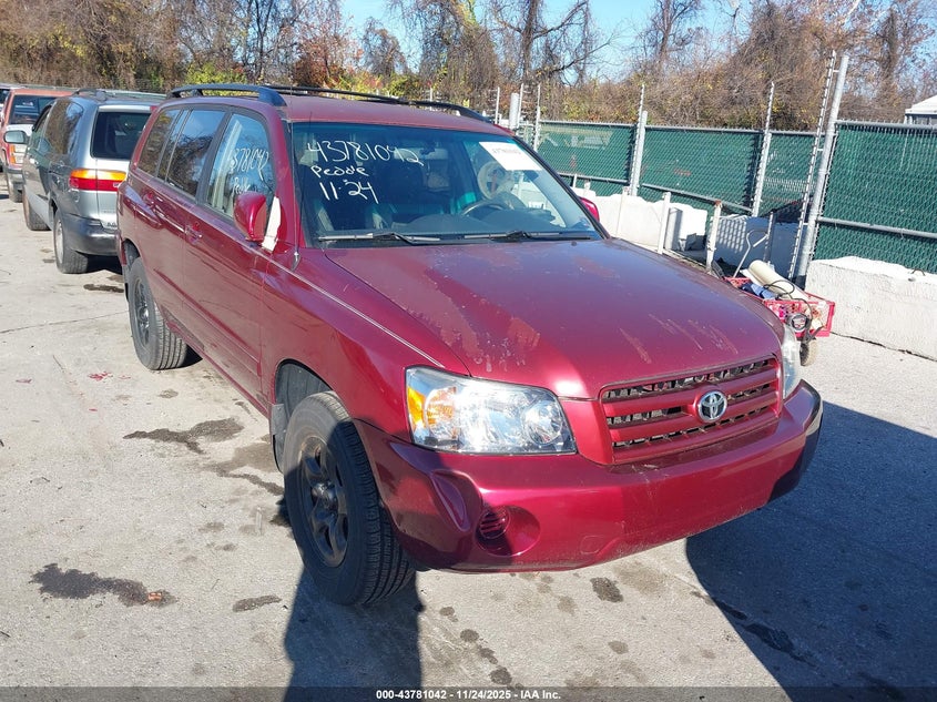2006 Toyota Highlander VIN: JTEHD21A660042641 Lot: 43781042