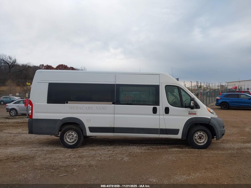 2014 Ram Promaster 3500 High Roof VIN: 3C6URVJG8EE124653 Lot: 43781059