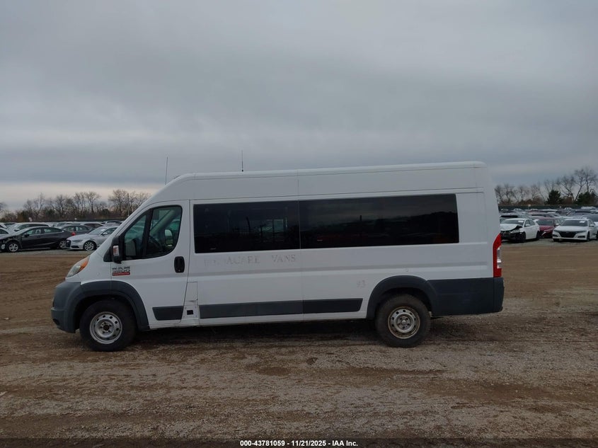 2014 Ram Promaster 3500 High Roof VIN: 3C6URVJG8EE124653 Lot: 43781059