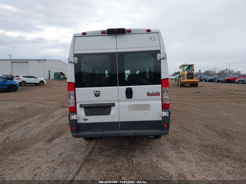 2014 Ram Promaster 3500 High Roof VIN: 3C6URVJG8EE124653 Lot: 43781059