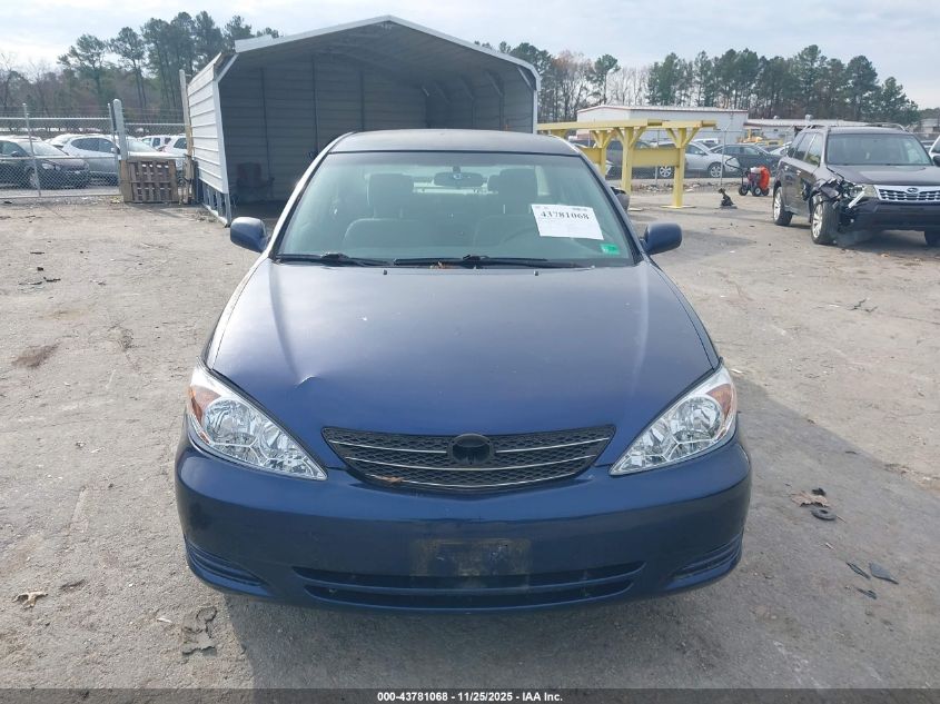 2003 Toyota Camry Le VIN: 4T1BE32K33U224320 Lot: 43781068