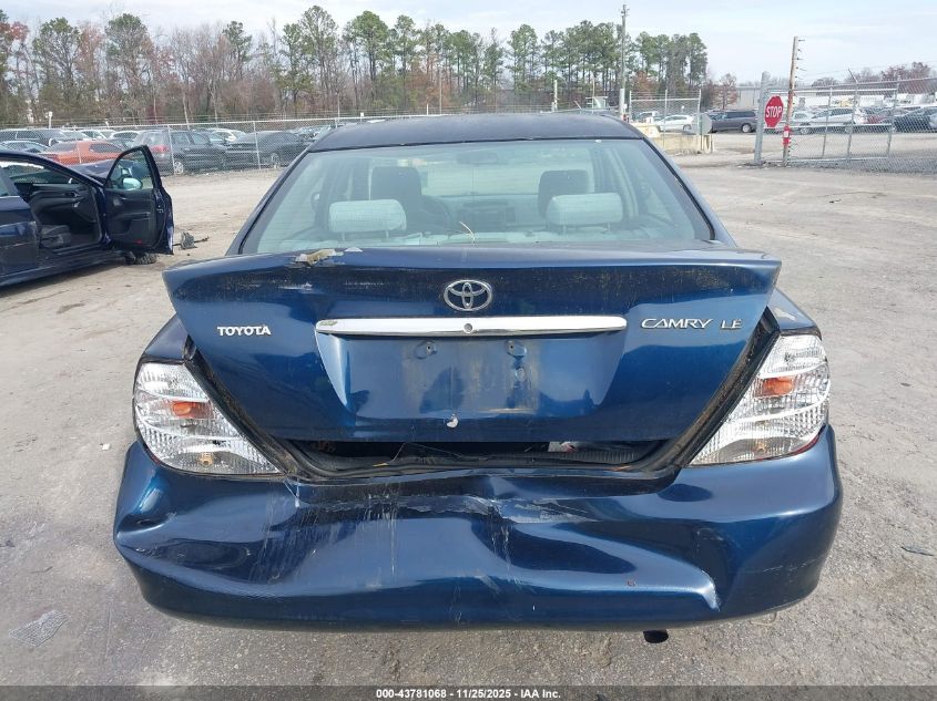 2003 Toyota Camry Le VIN: 4T1BE32K33U224320 Lot: 43781068