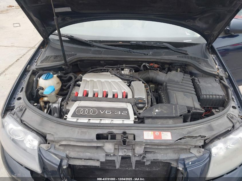 2006 Audi A3 3.2 S Line VIN: WAUKD78P86A194252 Lot: 43781080