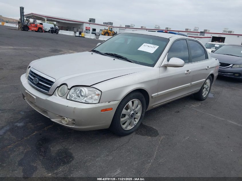 KNAGD128555419982 2005 KIA OPTIMA photo no. 2