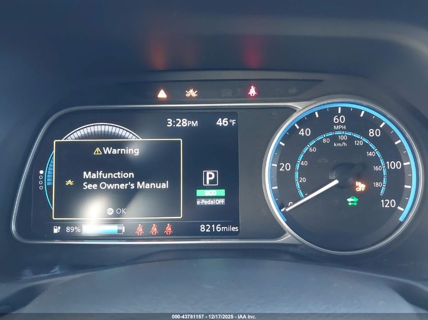 2024 Nissan Leaf Sv Plus VIN: 1N4CZ1CV0RC554897 Lot: 43781157