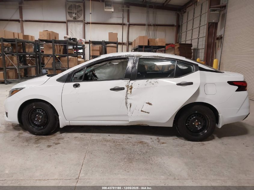 2025 Nissan Versa 1.6 S VIN: 3N1CN8DV2SL878525 Lot: 43781166