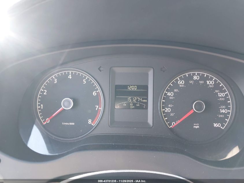 2011 Volkswagen Jetta 2.5L Se VIN: 3VWDX7AJ7BM307112 Lot: 43781235