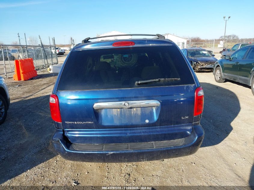 2003 Chrysler Town & Country Lx VIN: 2C8GP44L43R103484 Lot: 43781318