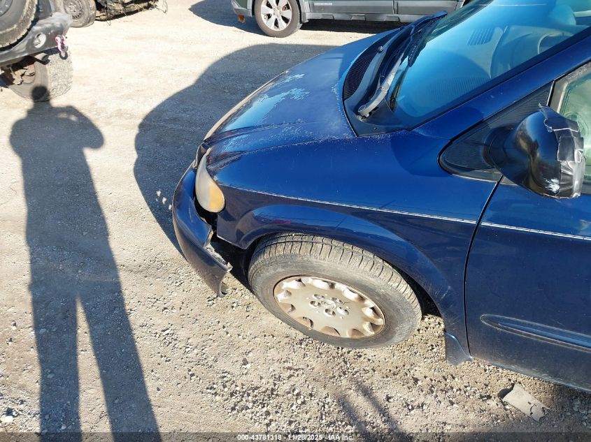 2003 Chrysler Town & Country Lx VIN: 2C8GP44L43R103484 Lot: 43781318