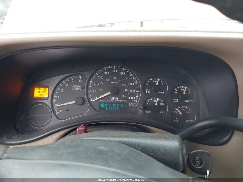 2001 Chevrolet Silverado 1500 Ls VIN: 1GCEK19T31Z304648 Lot: 43781319