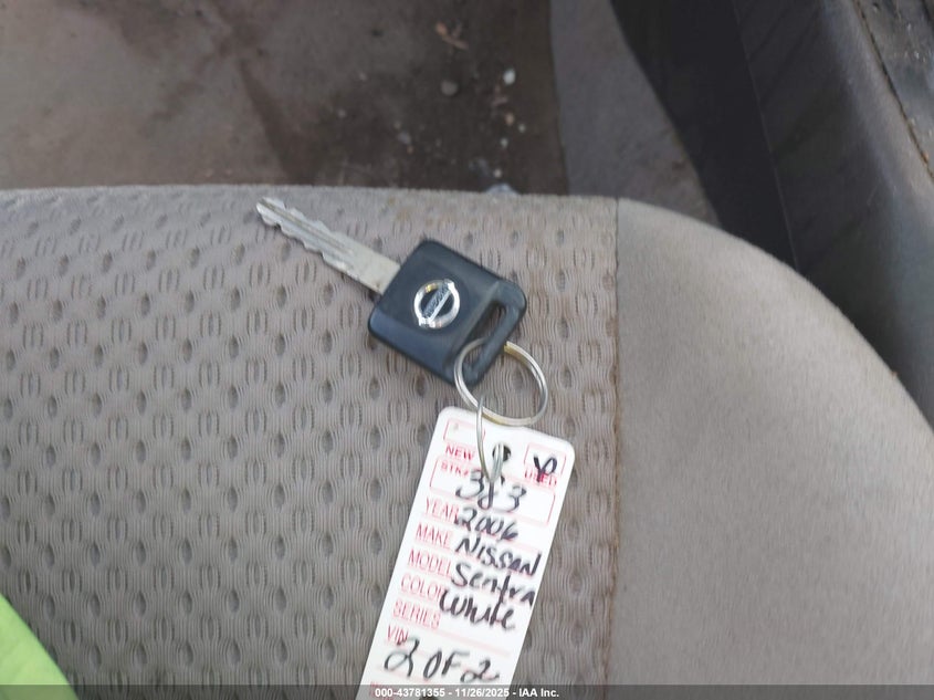 2006 Nissan Sentra 1.8 VIN: 3N1CB51D36L496335 Lot: 43781355