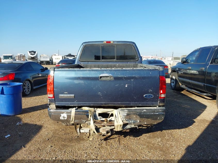 2004 Ford F-250 VIN: 1FTNW21L84EA76700 Lot: 43781417