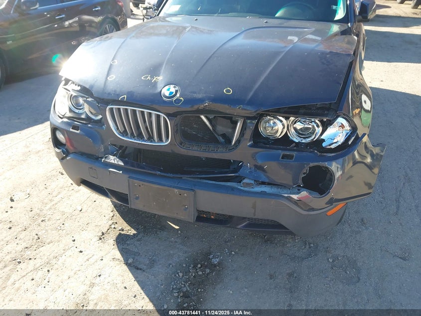 2007 BMW X3 3.0Si VIN: WBXPC93457WF06767 Lot: 43781441