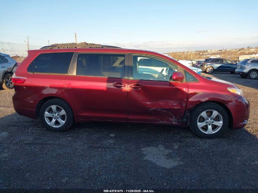 2016 Toyota Sienna Le 8 Passenger VIN: 5TDKK3DC5GS719616 Lot: 43781470