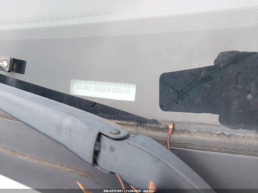 2012 Chrysler Town & Country Touring VIN: 2C4RC1BG5CR157418 Lot: 43781501