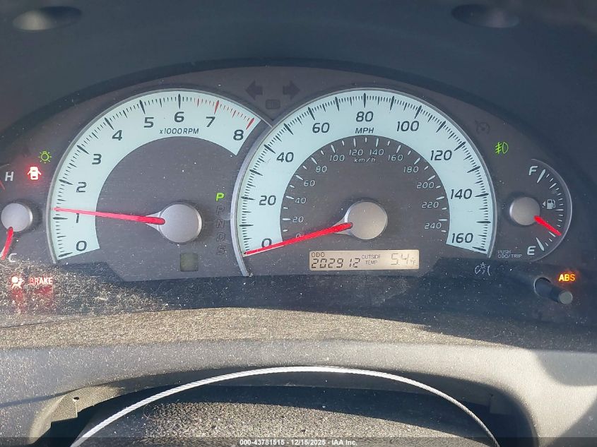 2007 Toyota Camry Se V6 VIN: 4T1BK46K87U550077 Lot: 43778036