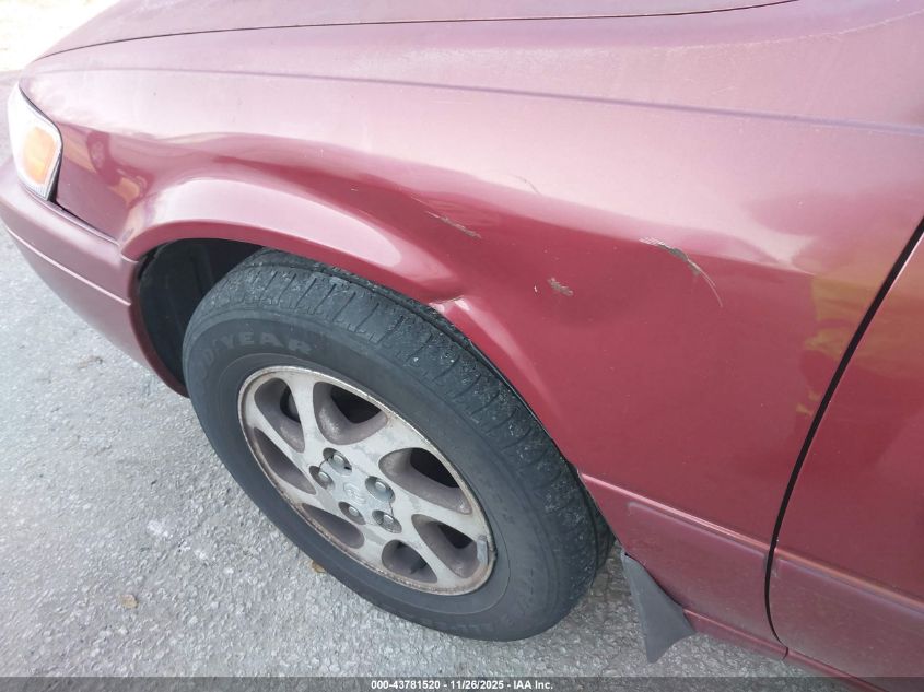 1997 Toyota Camry Le V6 VIN: JT2BF22K2V0021742 Lot: 43781520