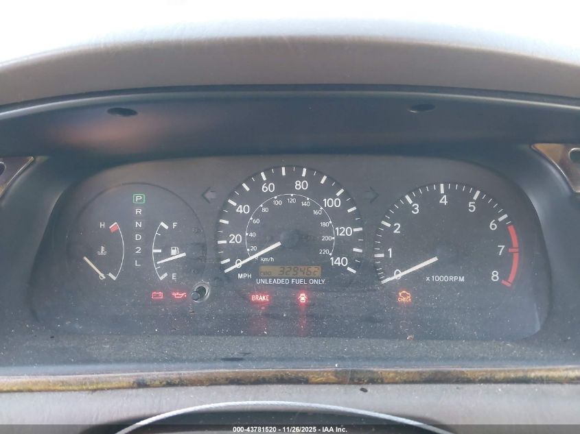 1997 Toyota Camry Le V6 VIN: JT2BF22K2V0021742 Lot: 43781520