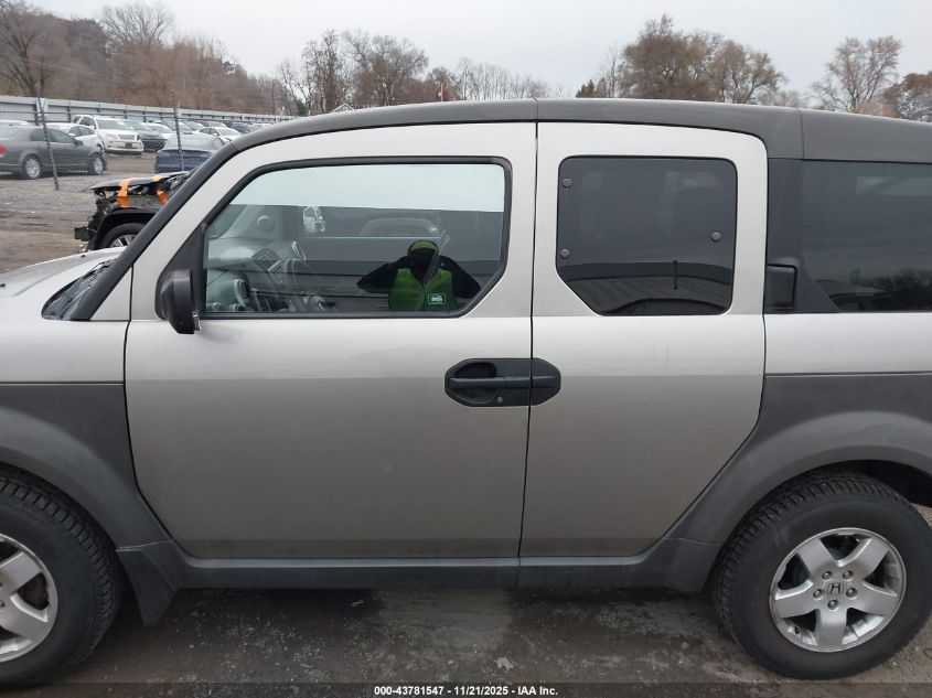 2003 Honda Element Ex VIN: 5J6YH285X3L019997 Lot: 43781547