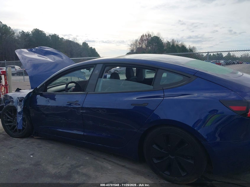 2024 Tesla Model 3 Long Range Dual Motor All-Wheel Drive/Rear-Wheel Drive VIN: 5YJ3E1EAXRF731412 Lot: 43781548