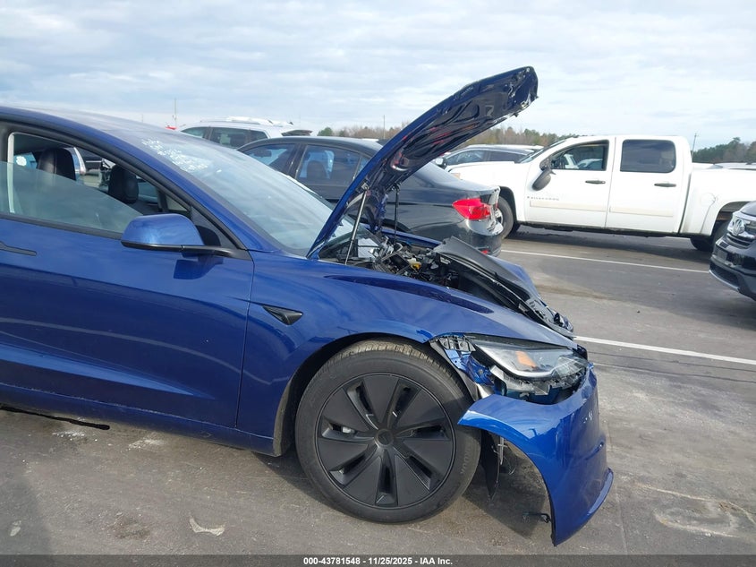 2024 Tesla Model 3 Long Range Dual Motor All-Wheel Drive/Rear-Wheel Drive VIN: 5YJ3E1EAXRF731412 Lot: 43781548