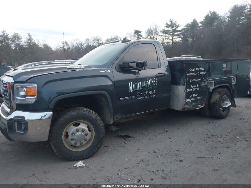 2019 GMC Sierra 3500Hd Chassis Sle VIN: 1GD32UCY9KF198525 Lot: 43781572